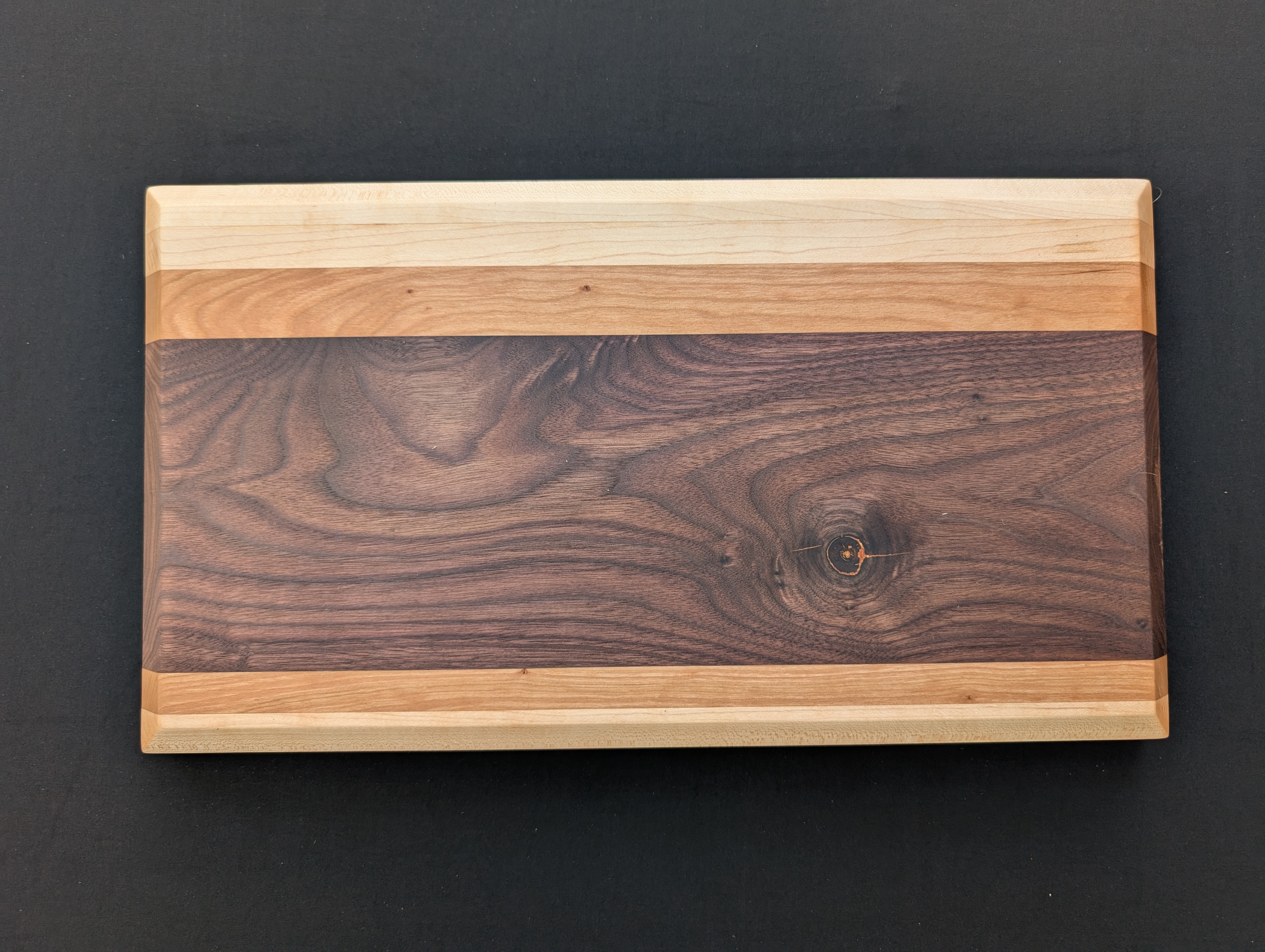 Flame Grain Walnut Serving Board
