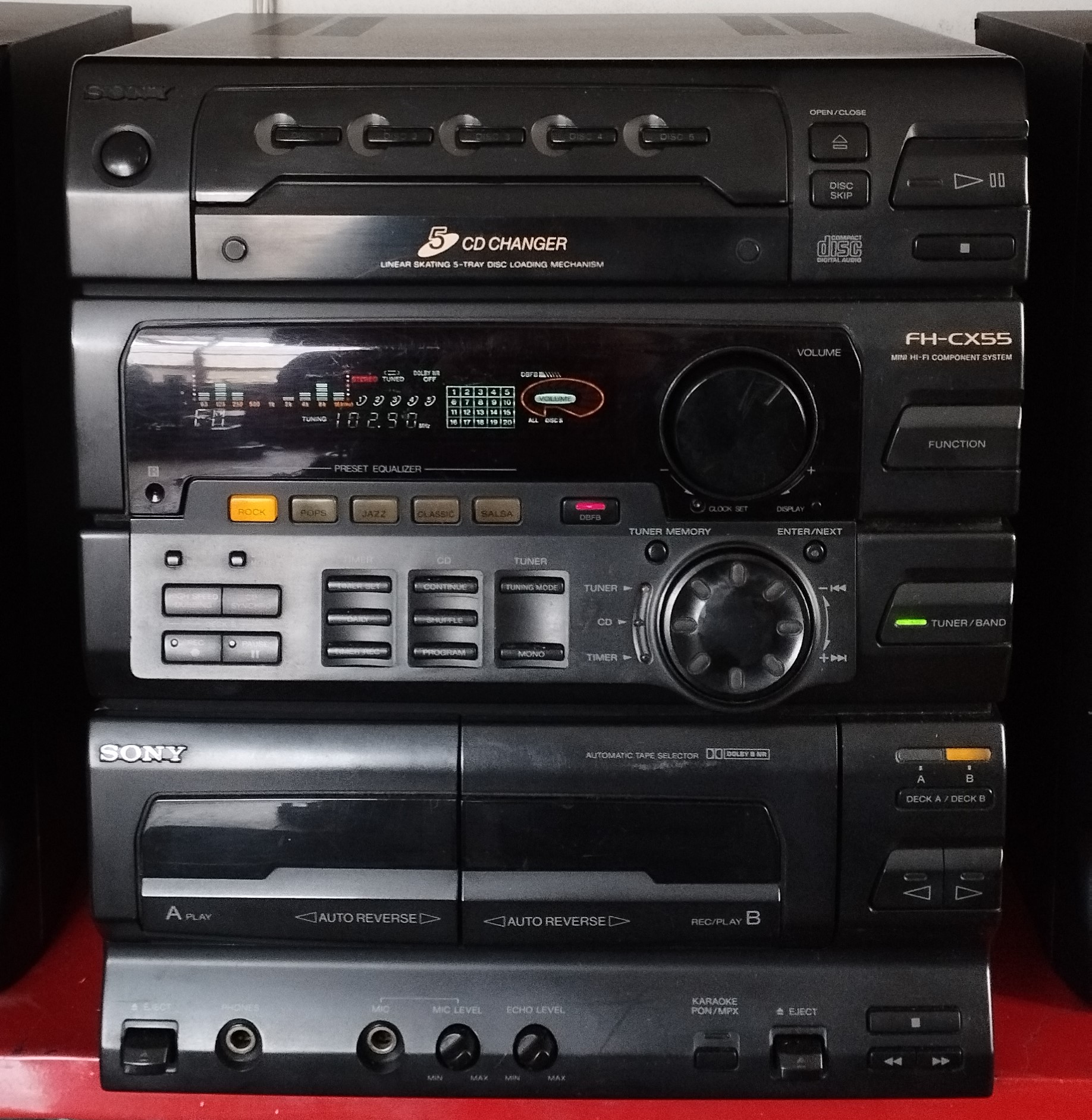 Equipo de sonido SONY HCD-H505