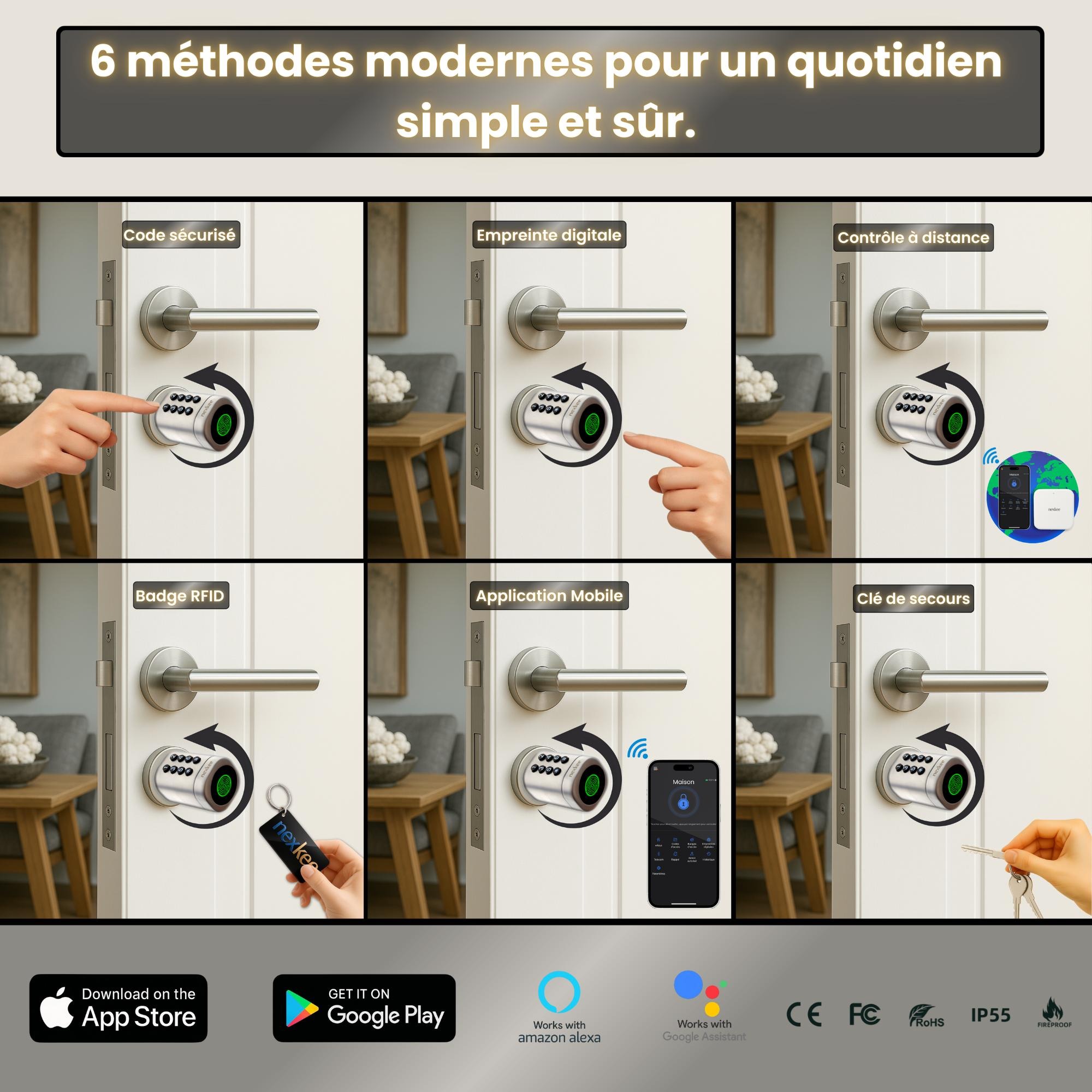 OneKee Silver : Serrure Intelligente