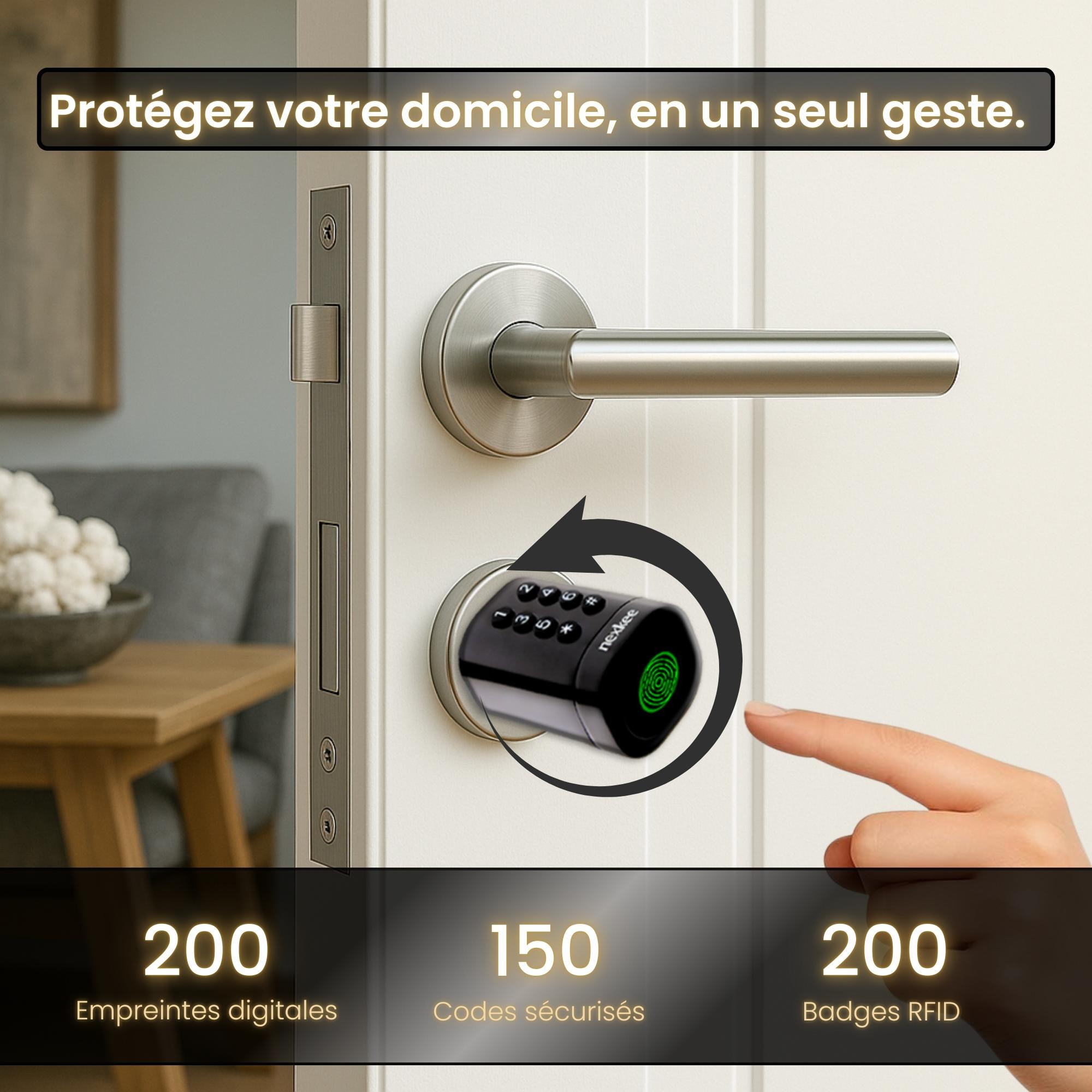OneKee Black : Serrure Intelligente