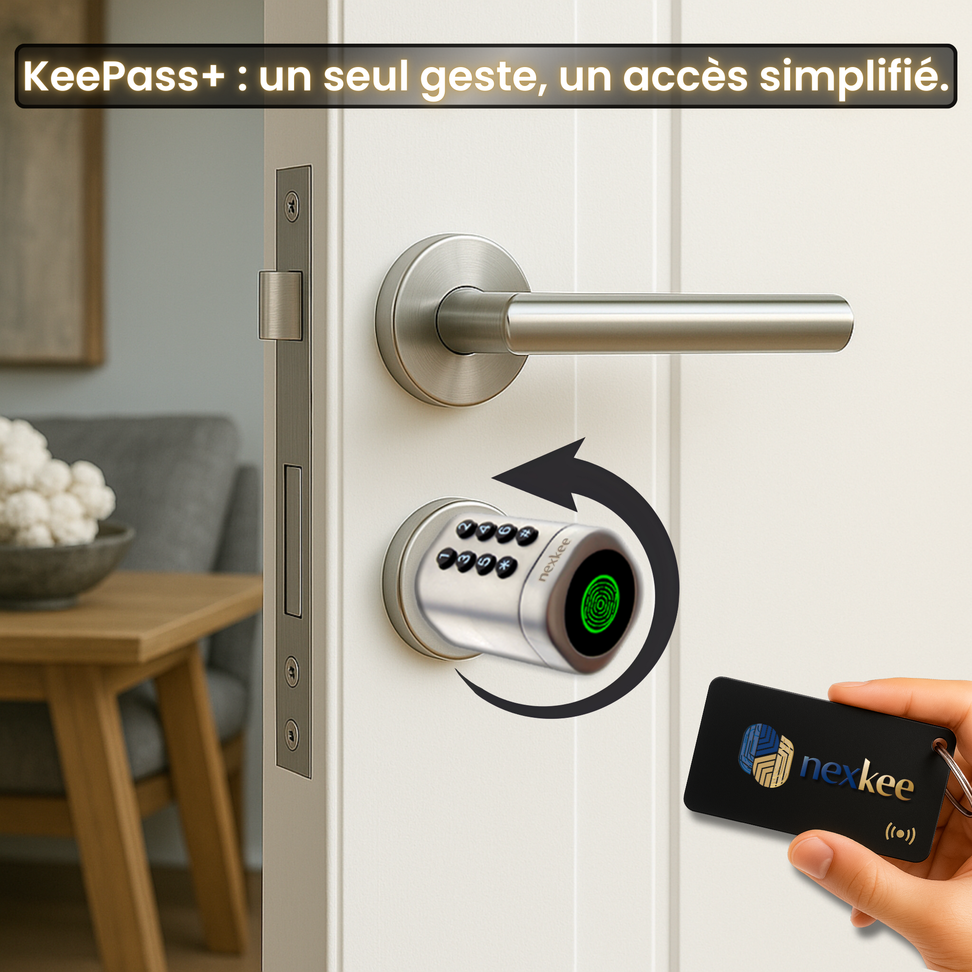 KeePass+ : Lot de 3 Badges RFID