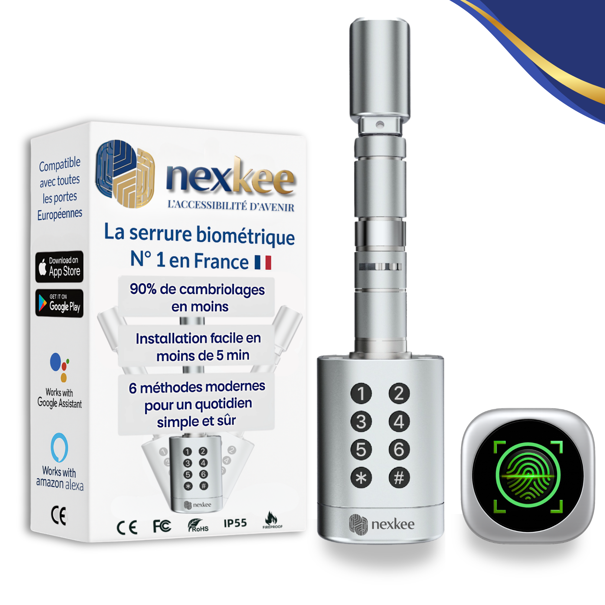 OneKee Silver : Serrure Intelligente