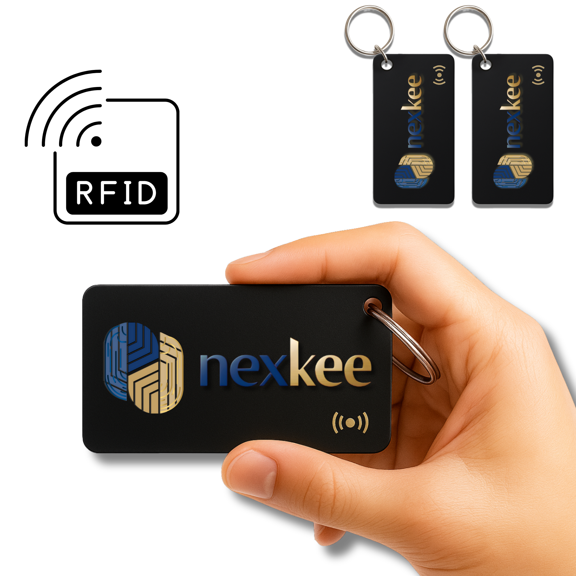 KeePass+ : Lot de 3 Badges RFID