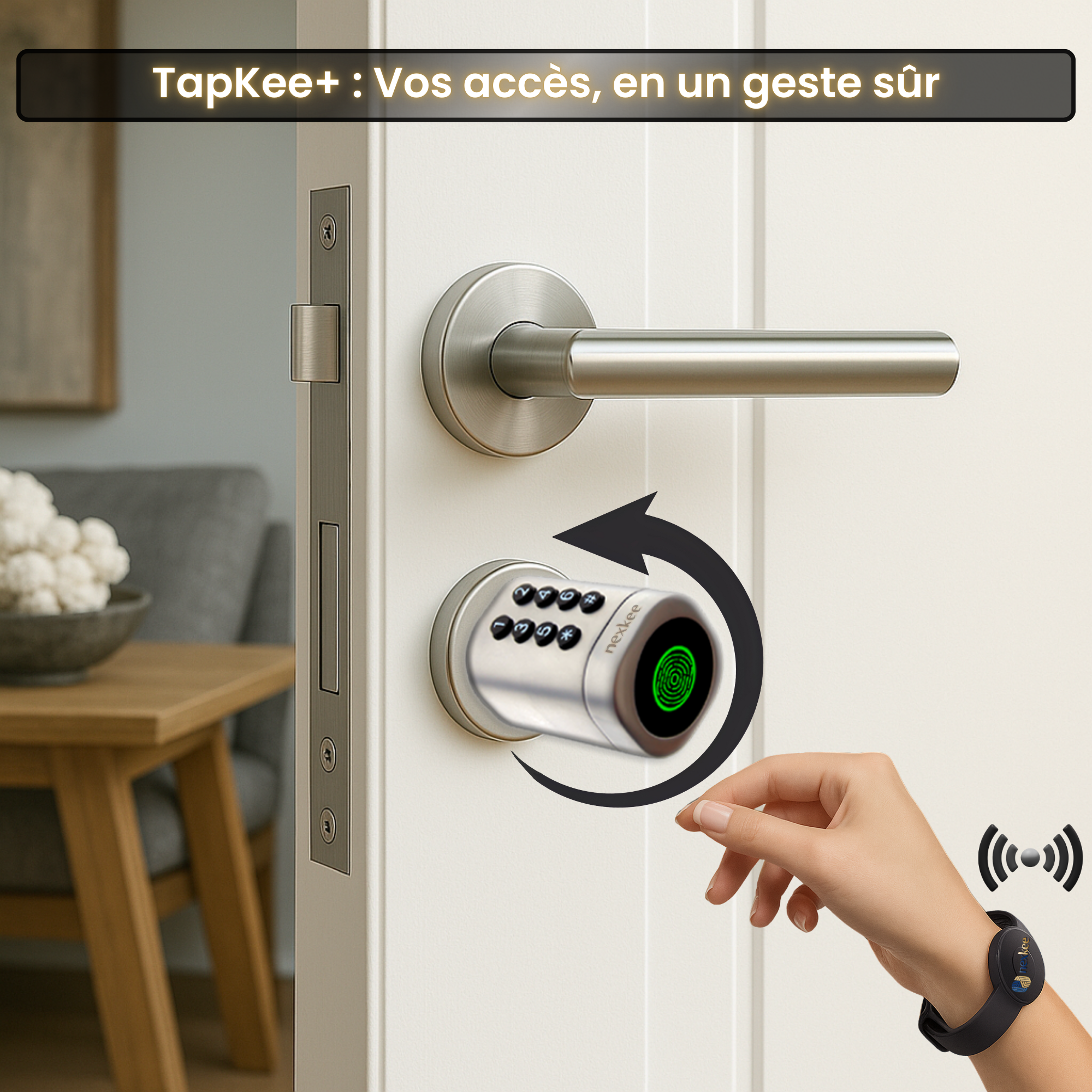 Tapkee+ : Bracelet Autonomie RFID
