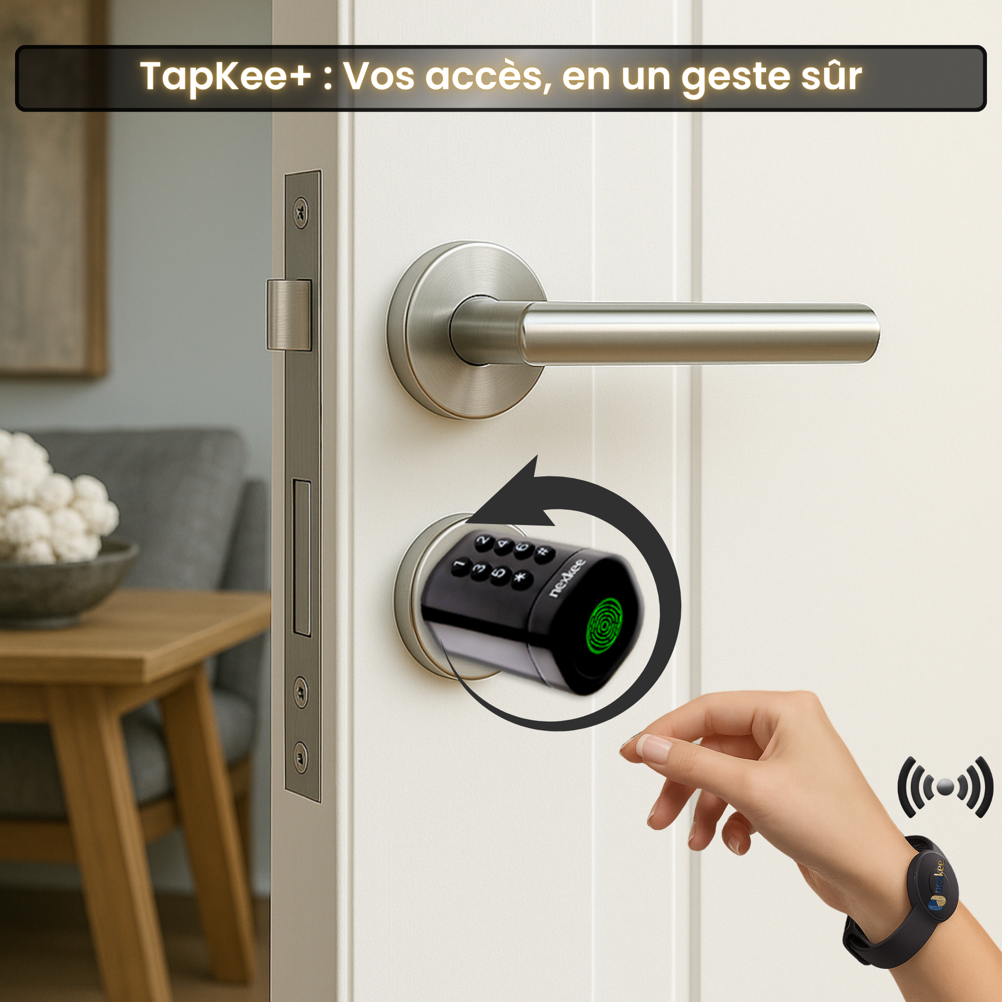 Tapkee+ : Bracelet Autonomie RFID
