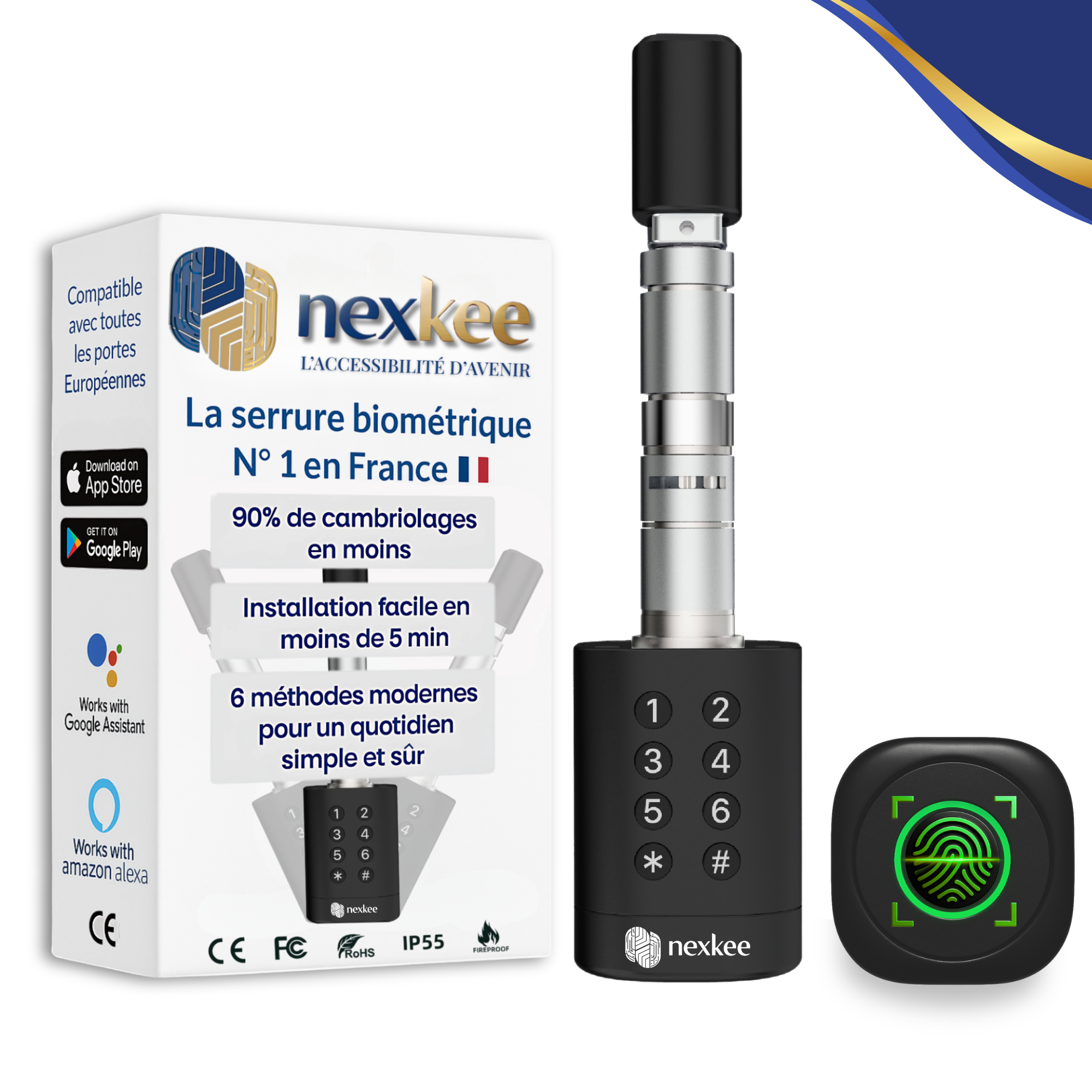 OneKee Black : Serrure Intelligente