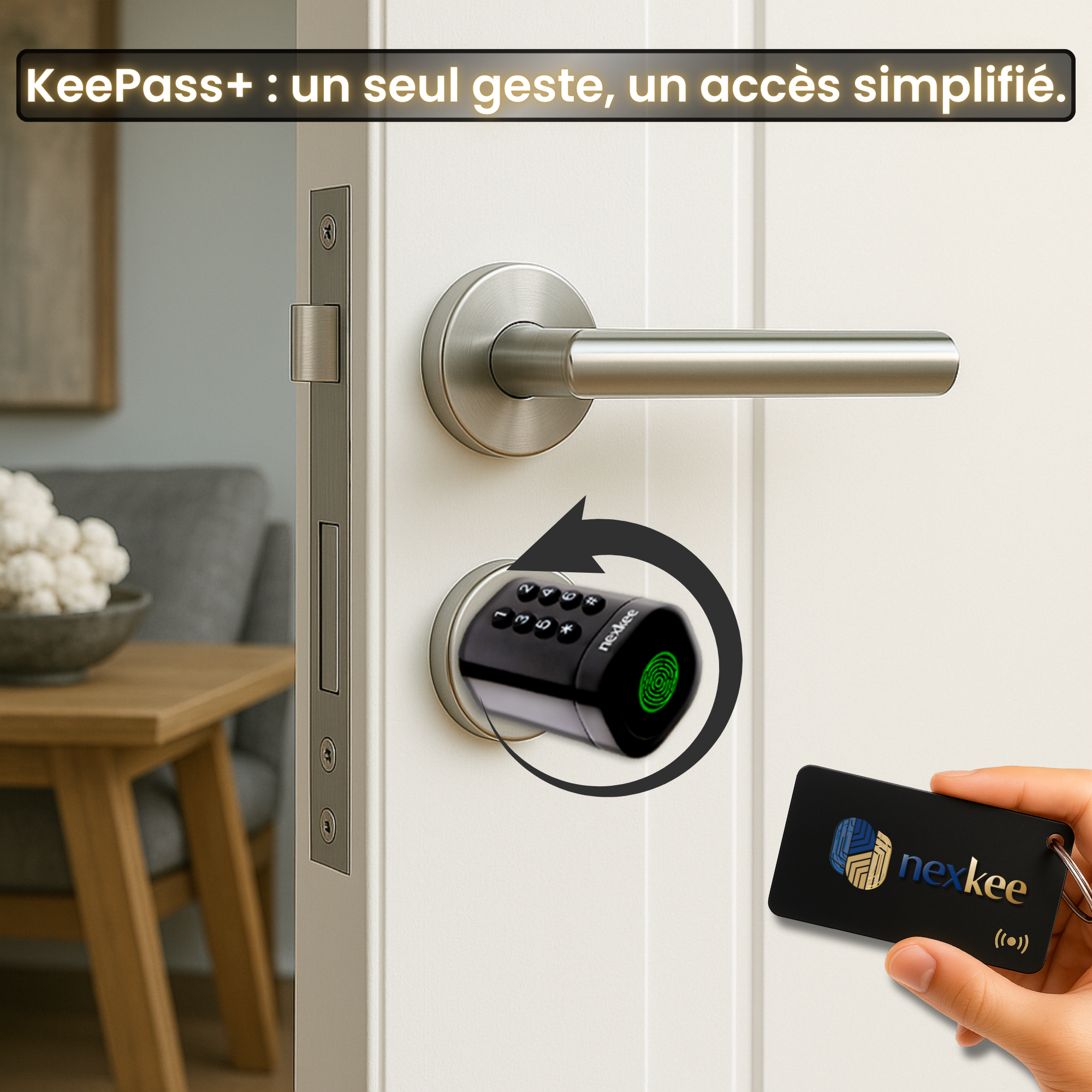 KeePass+ : Lot de 3 Badges RFID