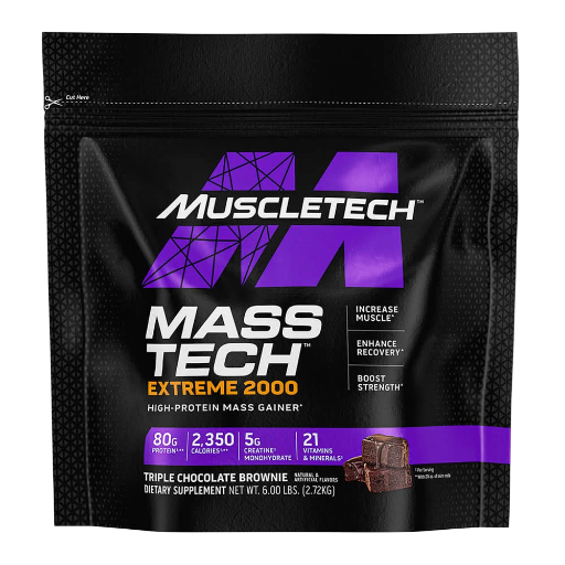 Ganador de masa Mass Tech MuscleTech Extreme 2000 6LB CHOCOLATE!
