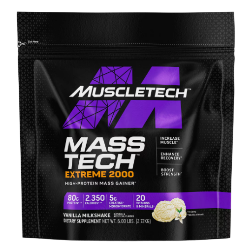 Ganador de masa Mass Tech MuscleTech Extreme 2000 6LB VAINILLA