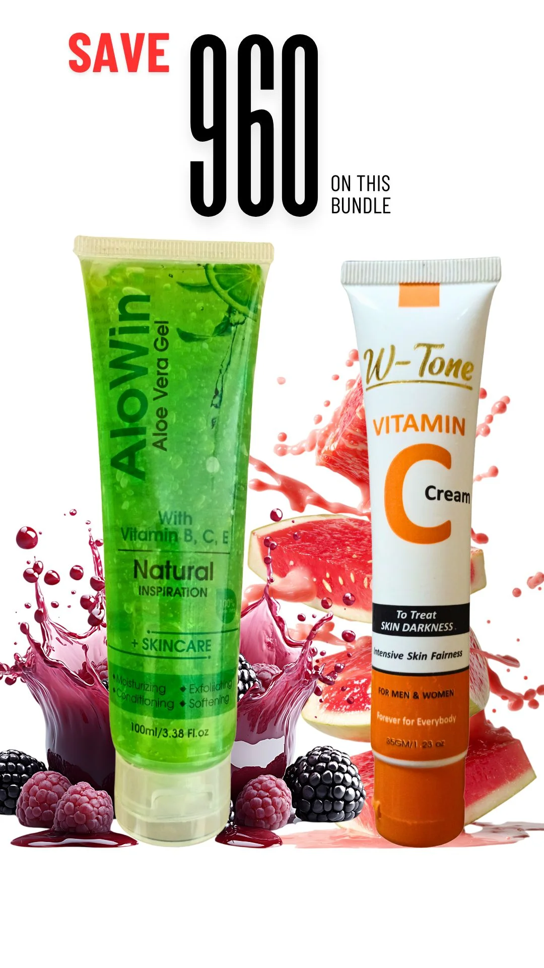 Vitamin C Cream + Aloe Vera Gel