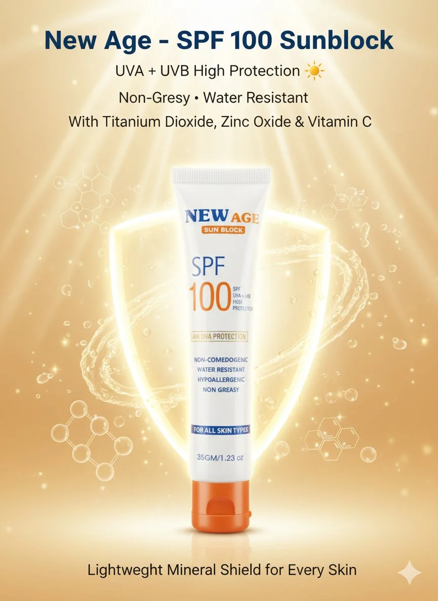 SPF 100 Mineral Sunblock | Non-Greasy Daily Protection