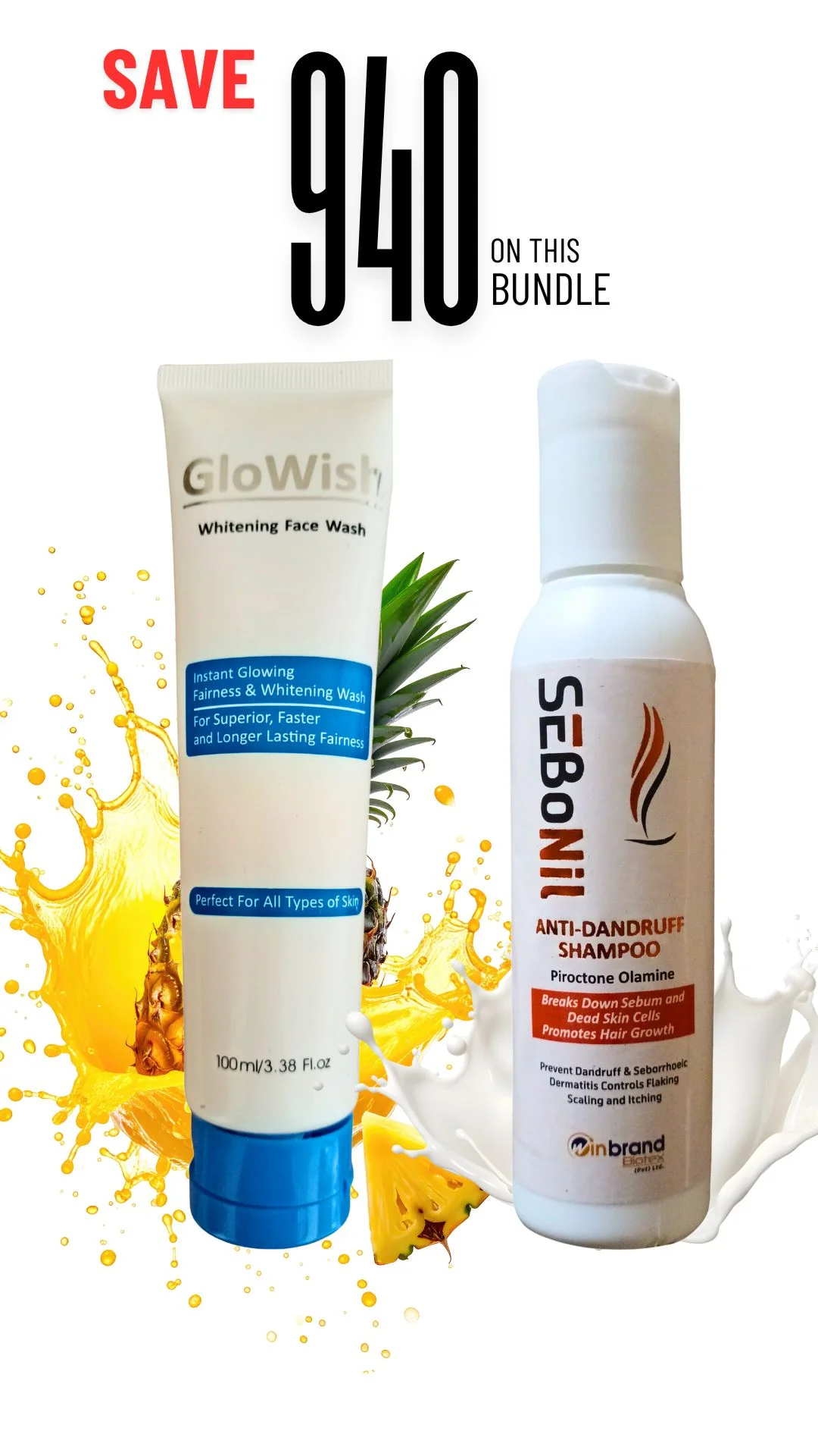 Face Wash & Anti-Dandruff Shampoo Bundle