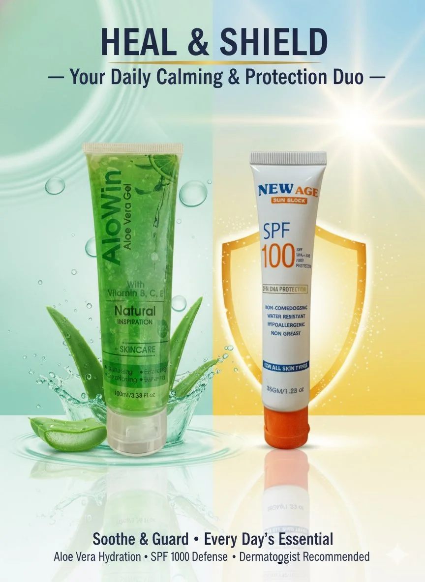 Sun Block + Aloe Vera Gel