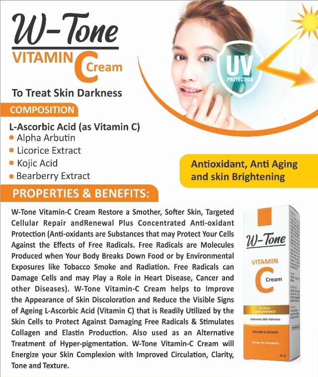 Glowish + W Tone ( Face Wash With Vitamin C )