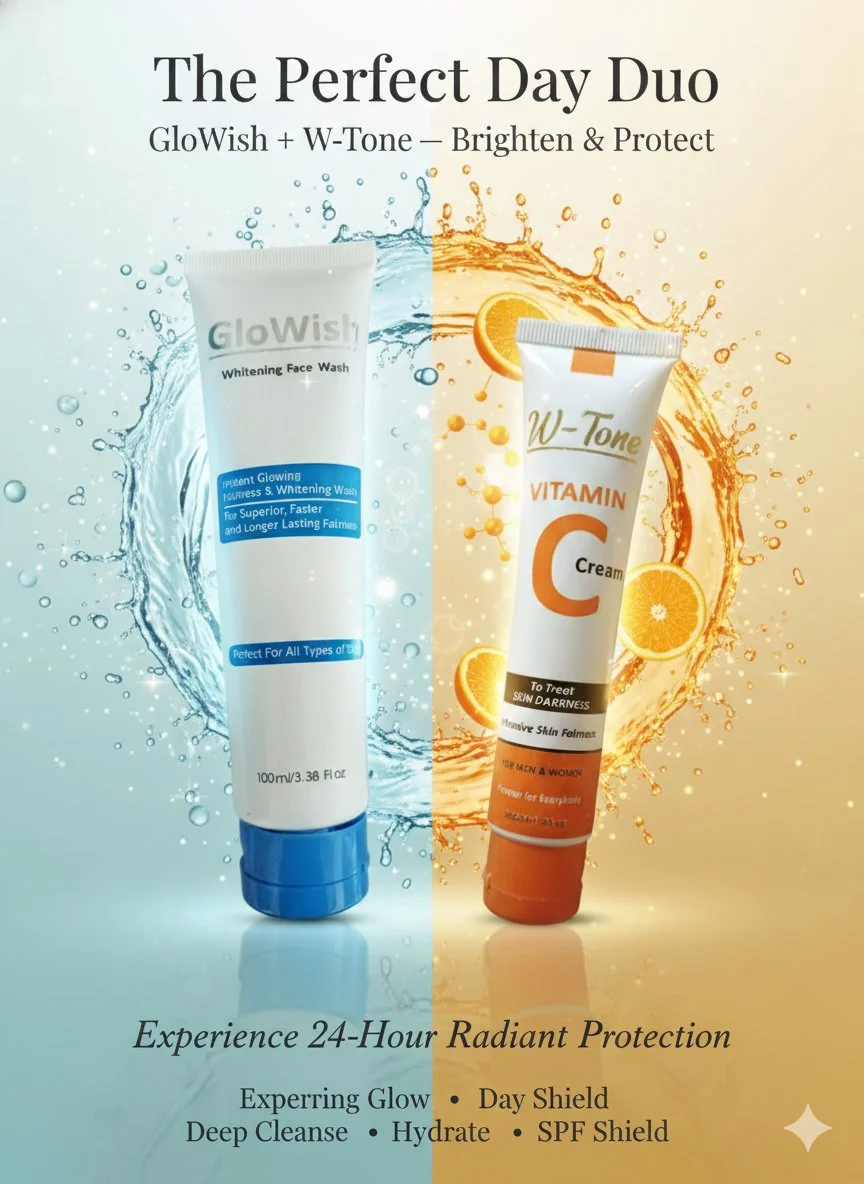 Glowish + W Tone ( Face Wash With Vitamin C )