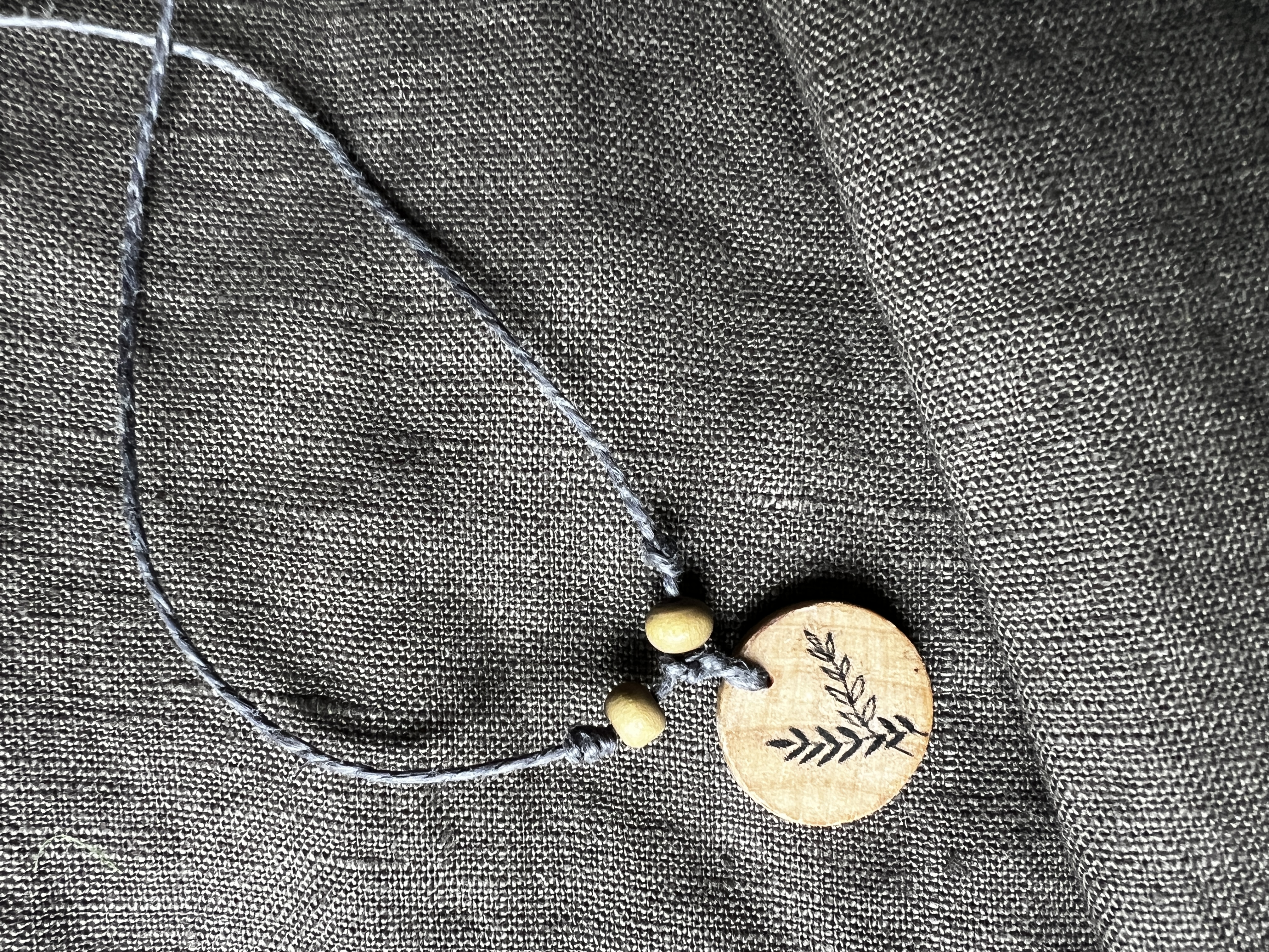 Handmade Wooden necklace with branches