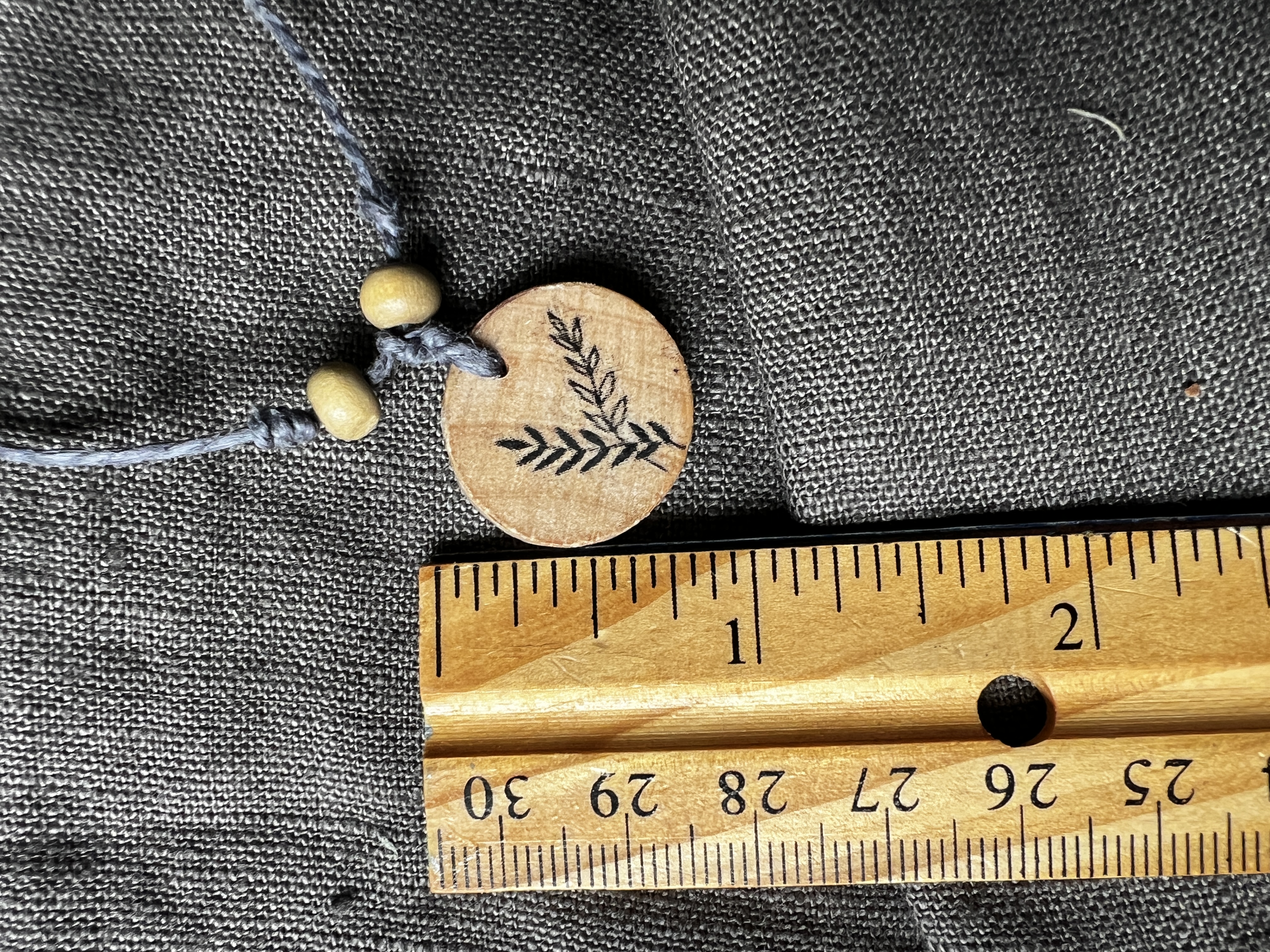 Handmade Wooden necklace with branches