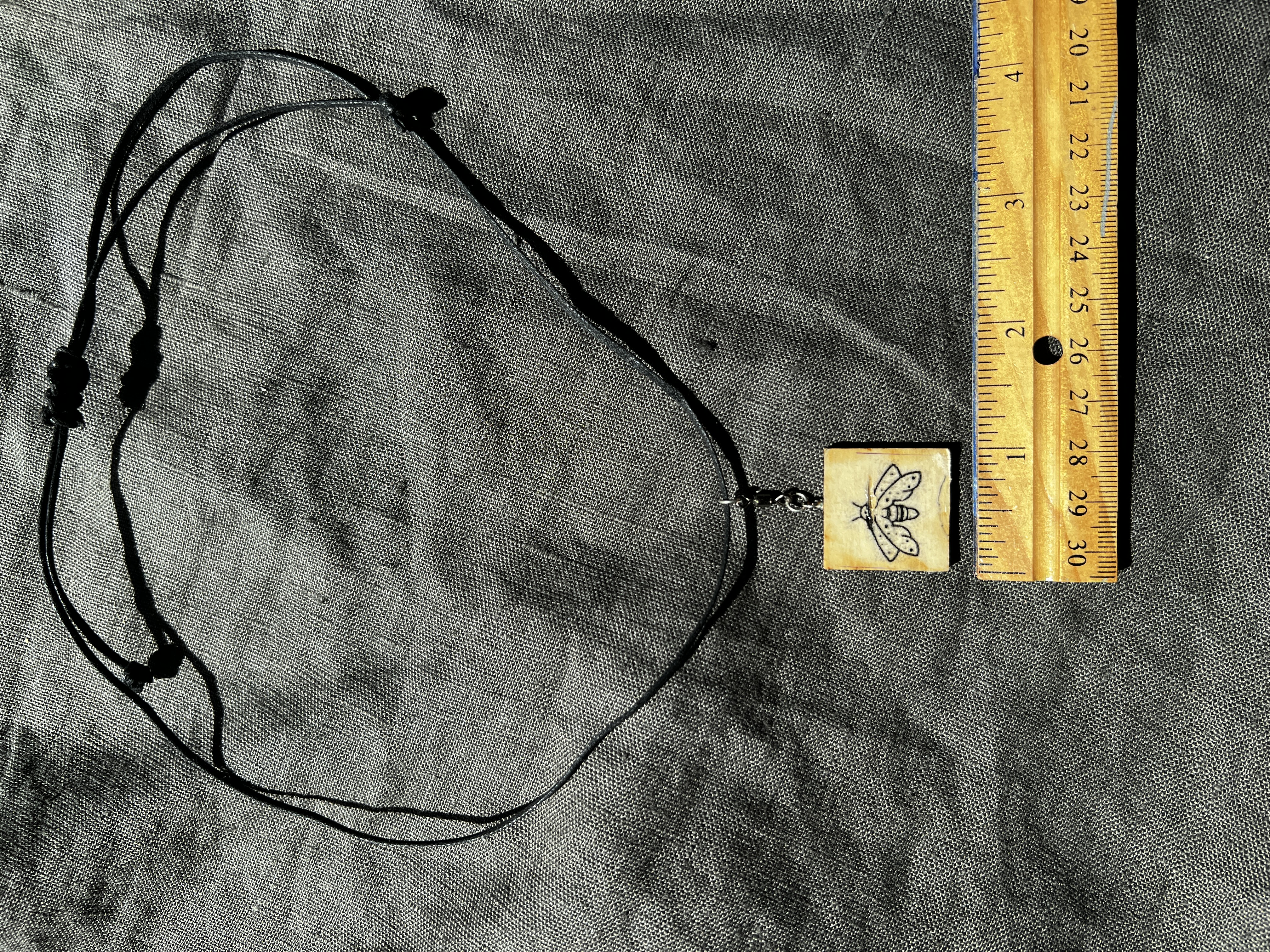 Handcrafted Spinning Wooden Pendant