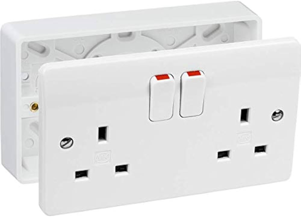 Double Socket Wall Outlet