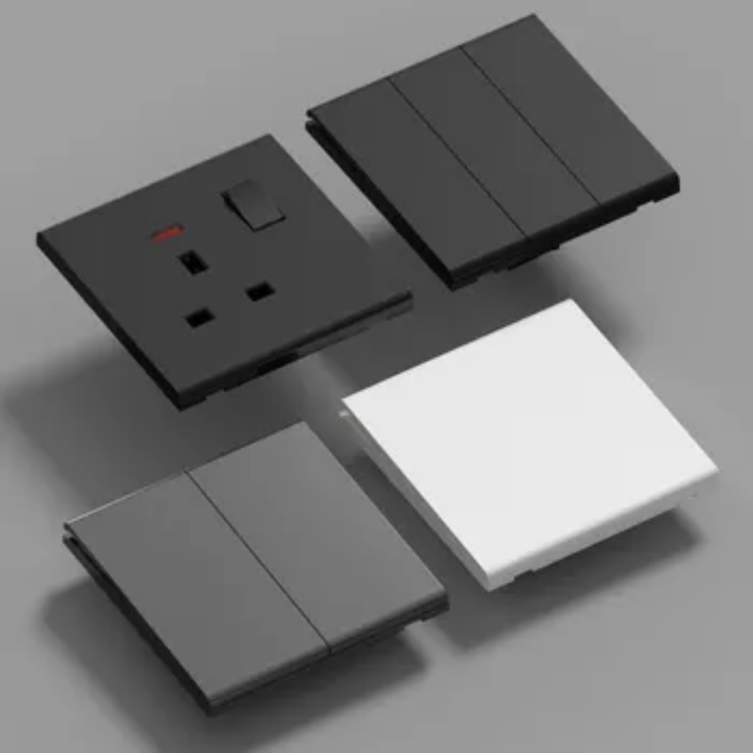 Modern Wall Switch and Socket Set