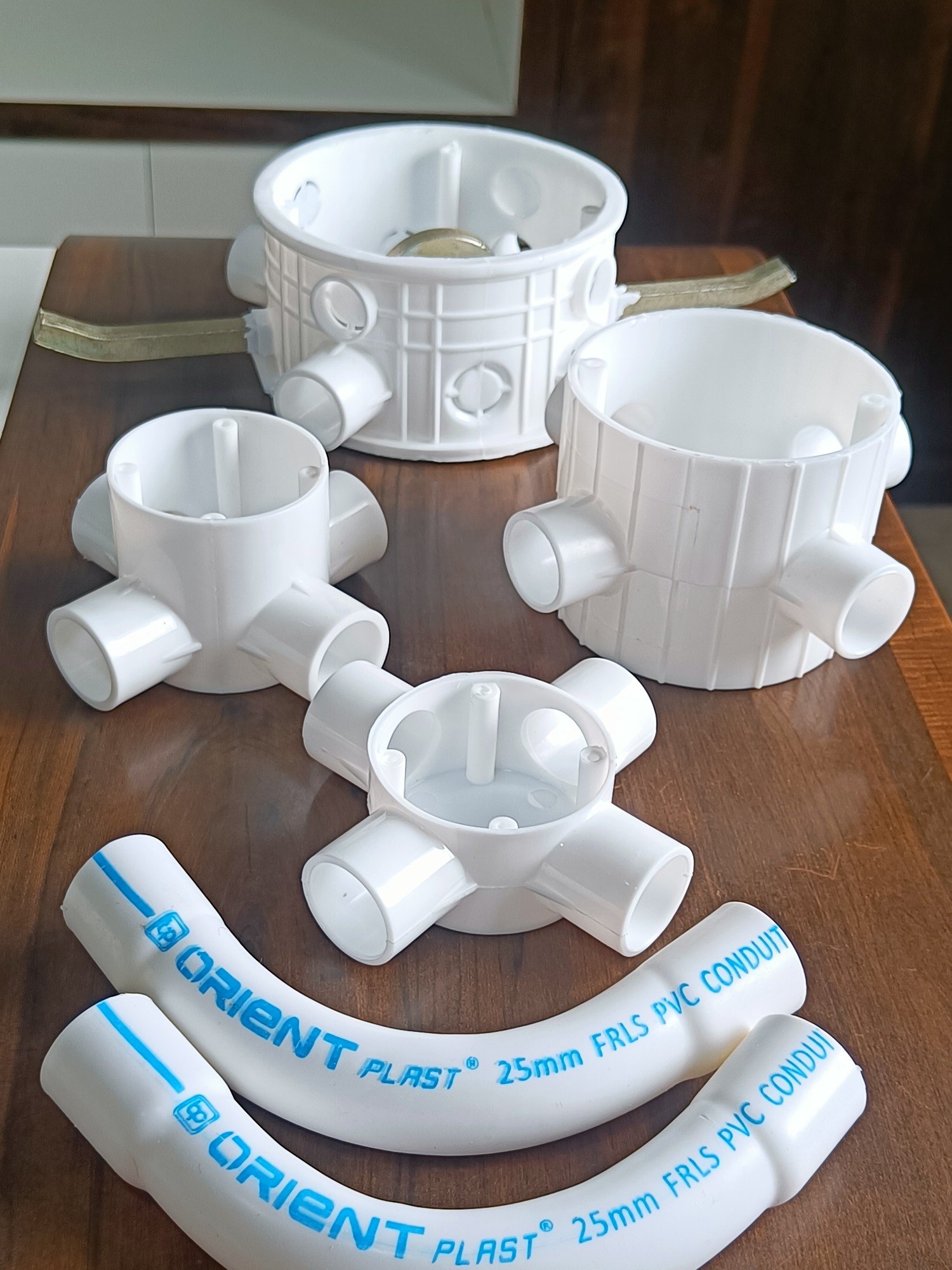 PVC Conduit Junction Boxes and Bends