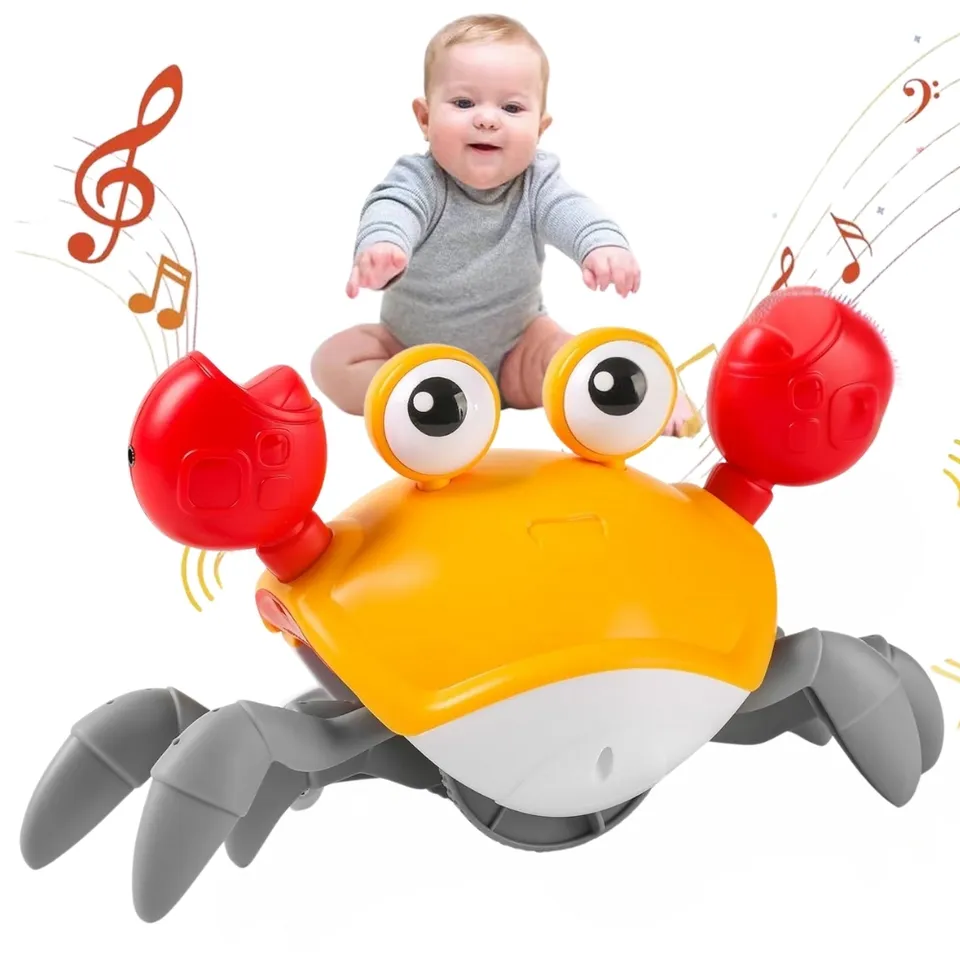 Juguete musical de cangrejo