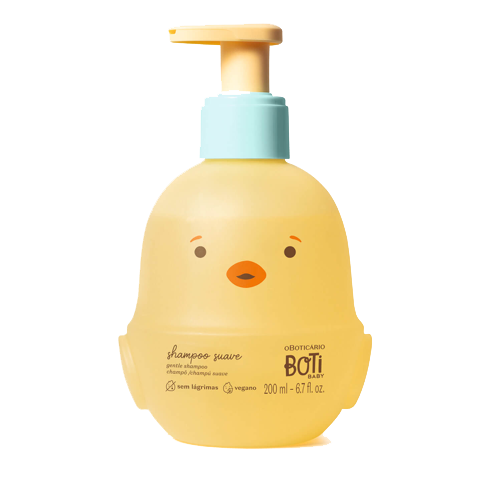Shampoo suave para bebé