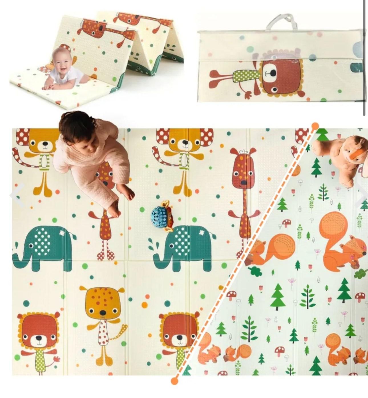 Alfombra de juego plegable para bebés