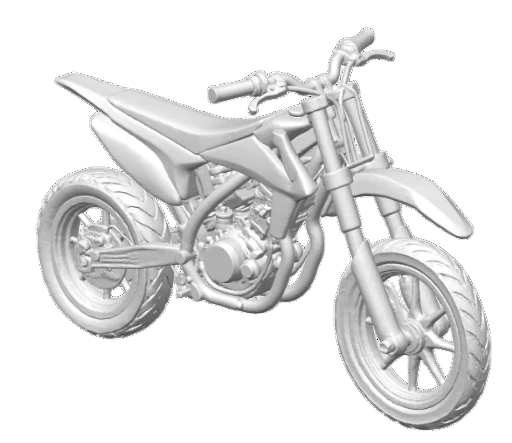 MAQUETA 3D CUALQUIER MOTO