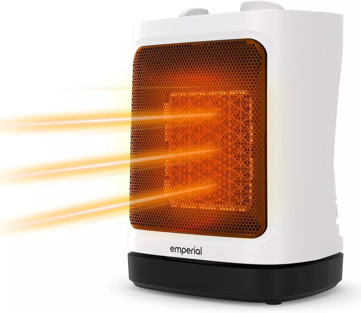 Emperial Mini Fan Heater Ceramic With 2 Heat Settings & Auto Oscillation - 2000W