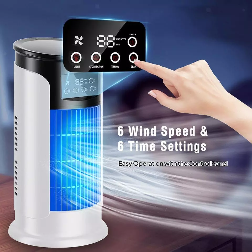Portable Air Conditioner Silent Mini Air Conditioning for Office Desk Room