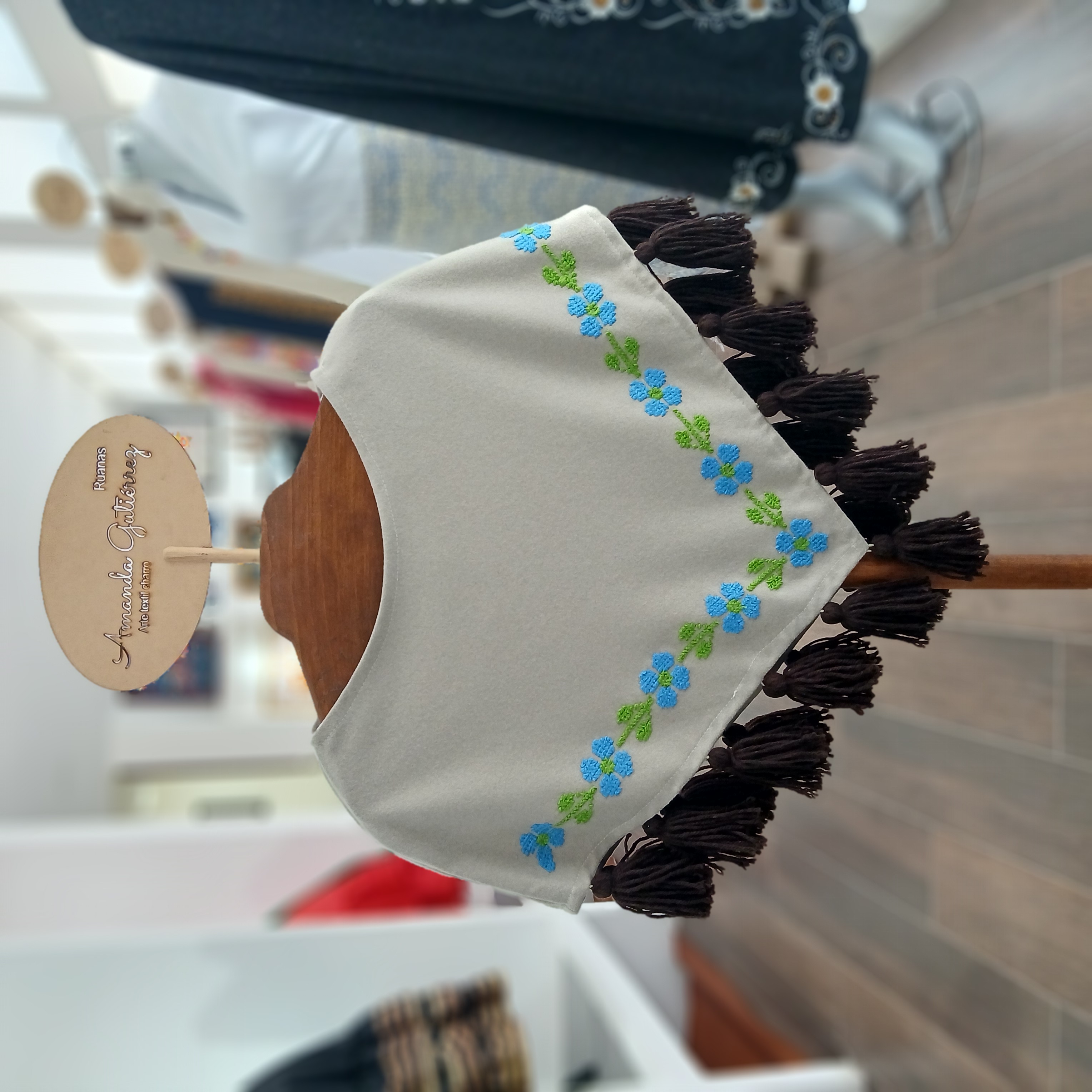 Mañanita Floral Turquesa