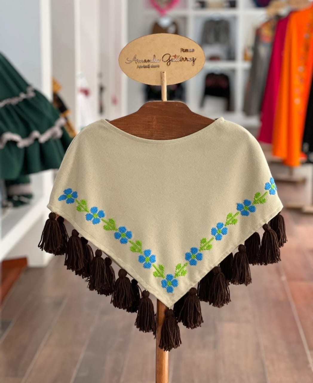 Mañanita Floral Turquesa