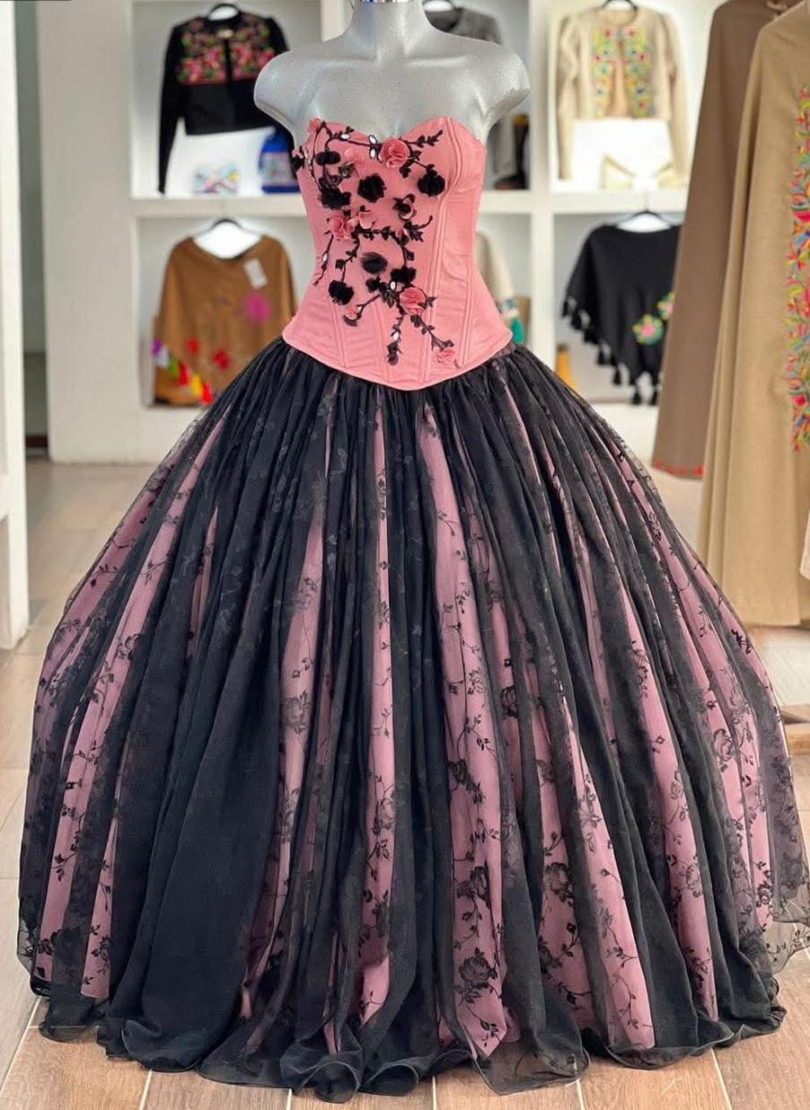 Vestido XV años rosado