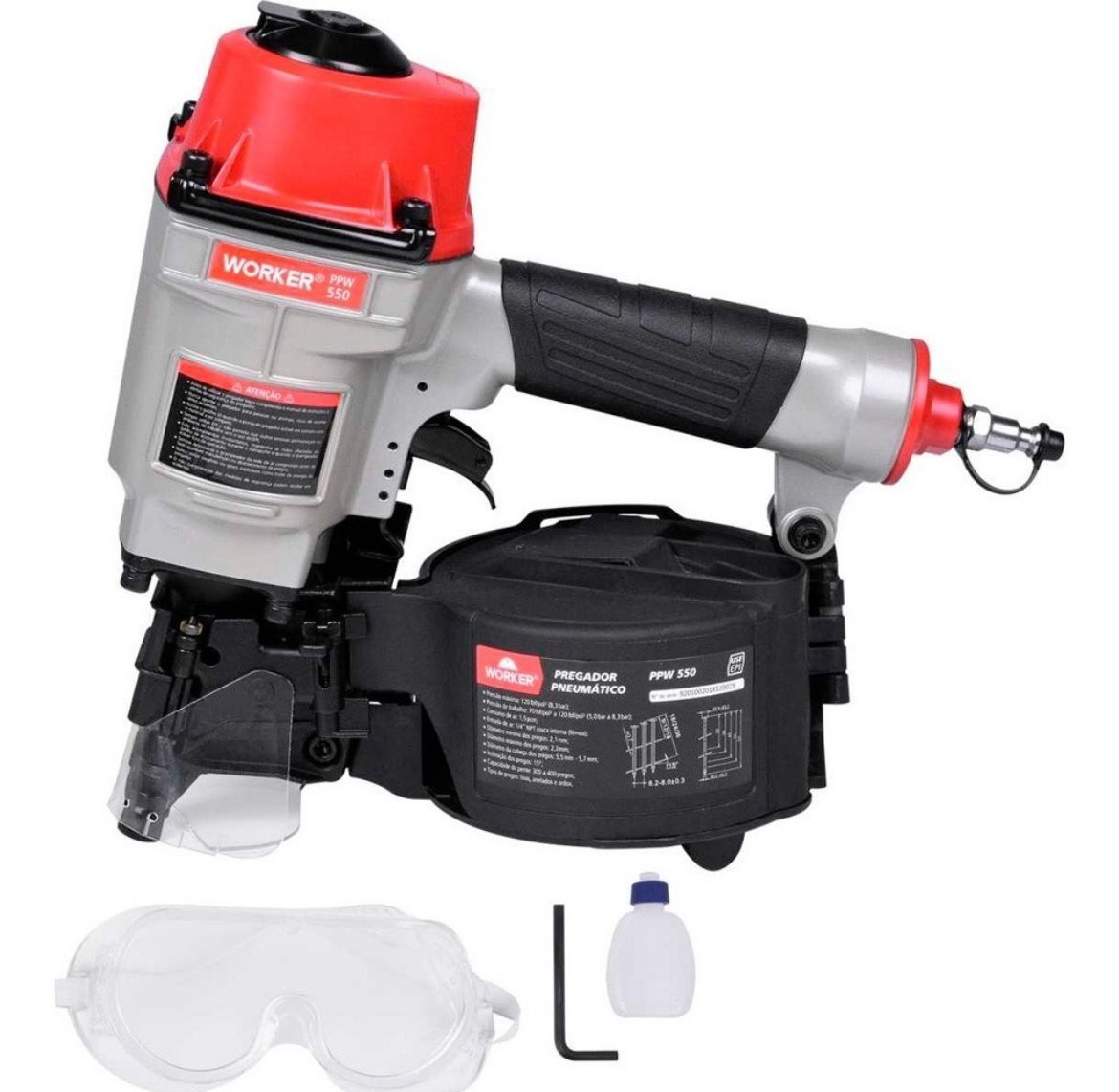Pregador Pneumático Worker WPPW550