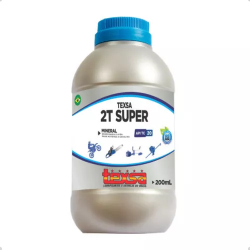 Óleo De Motor 2 Tempo Mineral Para Motos E Roçadeiras 200ml Texsa