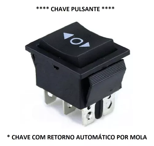 Interruptor/Chave Talha E Guincho Elétrico - Sobe Desce.
