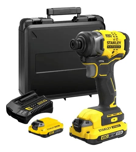 Parafusadeira de Impacto 20V Stanley SBI810D2K-BR 