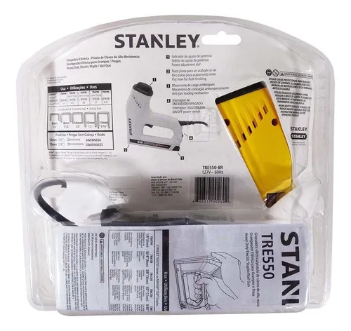 Grampeador Elétrico Stanley 127V TRE550-BR