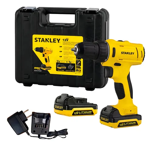 Parafusadeira/Furadeira Stanley 12V SCD121S2K