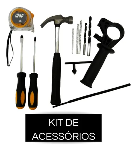 Parafusadeira E Furadeira De Impacto WAP 3/8 WF 700K10 127V