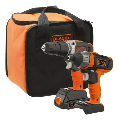 Combo Parafusadeira e Furadeira de Impacto BLACK+DECKER BCK21S1S-BR