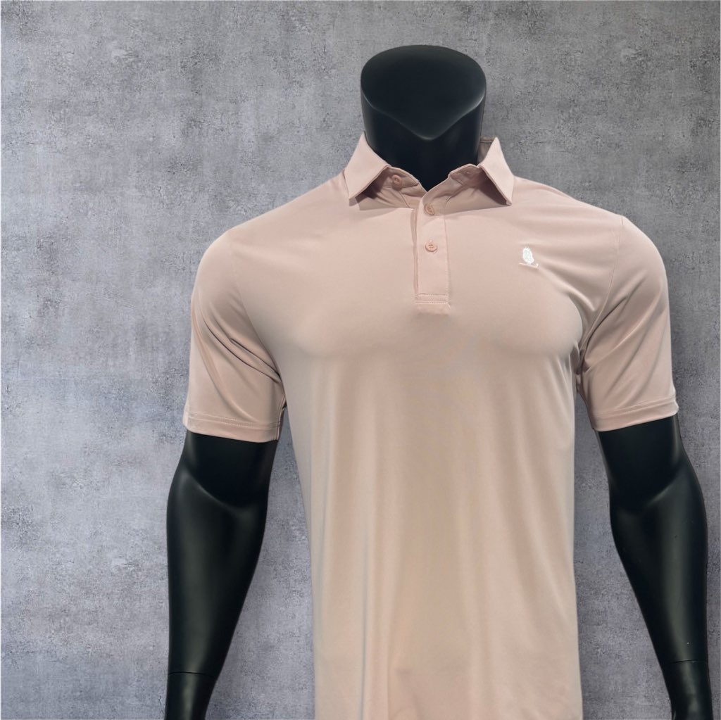 Solid Light Pink Polo