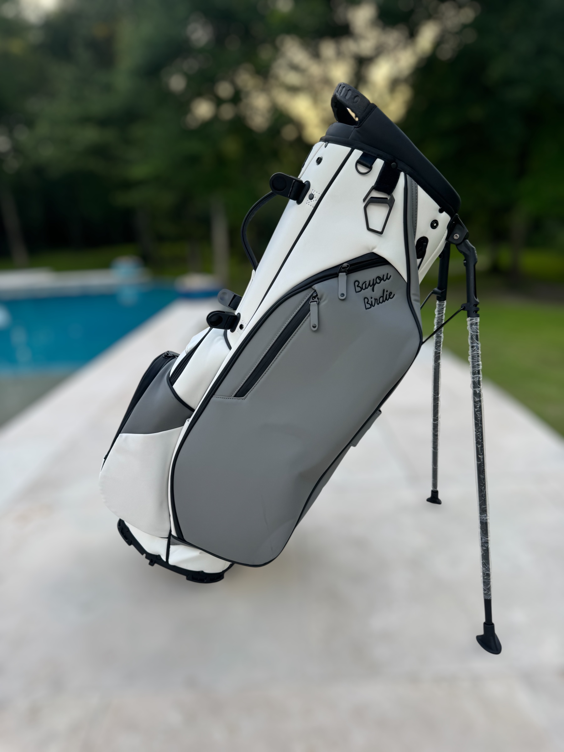 Grey/White Premium Golf Stand Bag