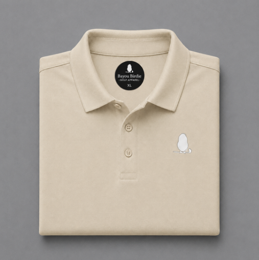 Solid Beige Polo
