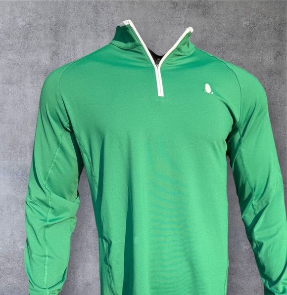 Kelly Green Masters Quarter Zip Pullover