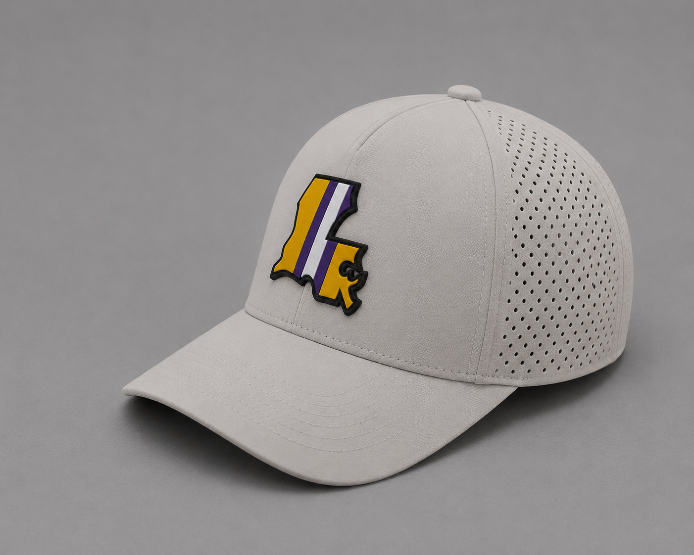 LSU Helmet Stripe - Khaki 