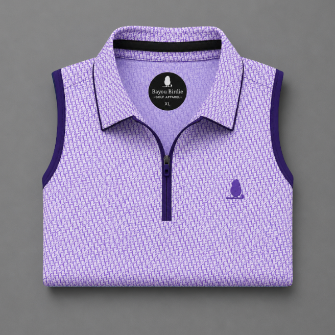 Womens Performance Polo - Louisiana Purple
