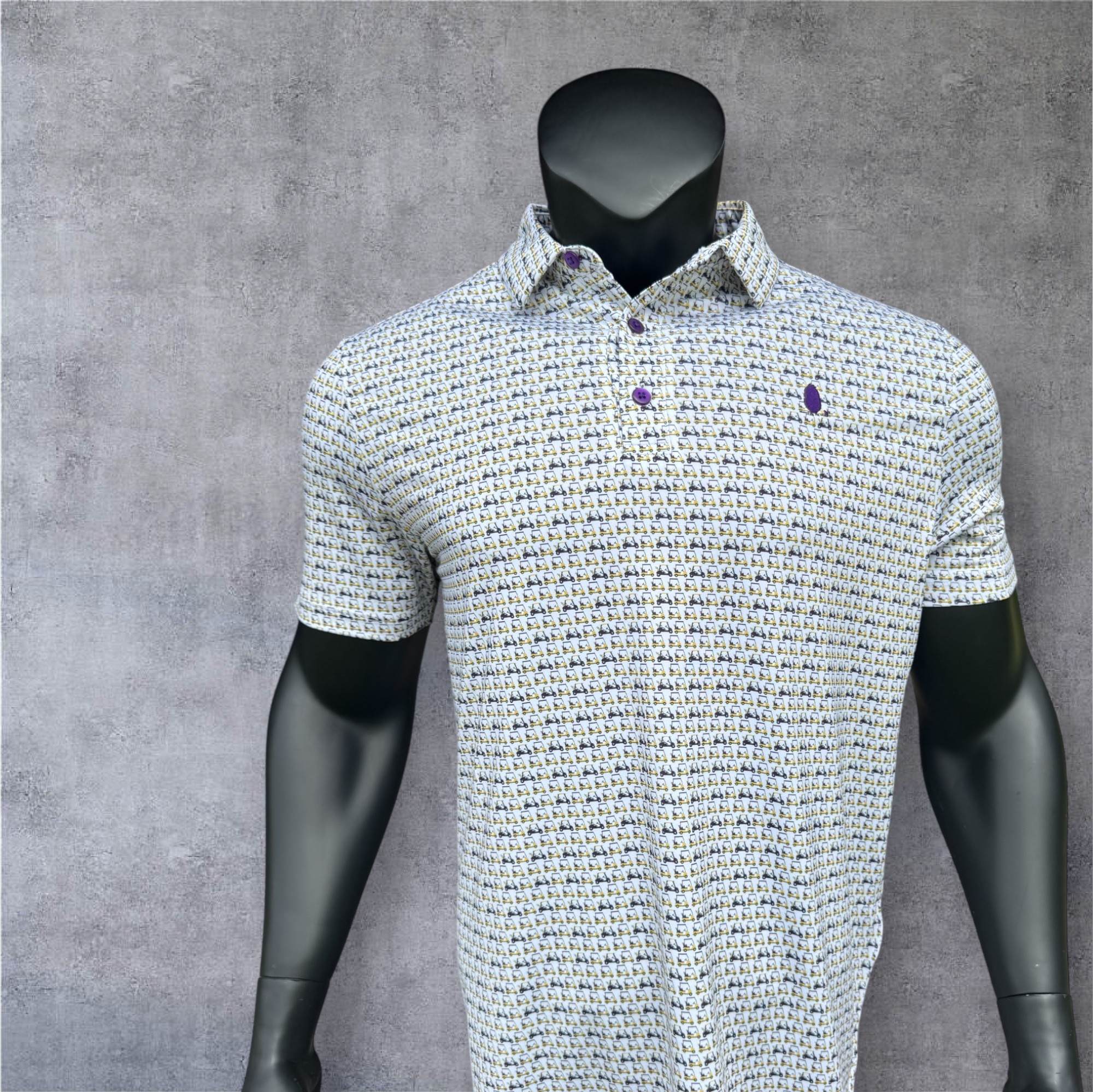 Mini Purple/Gold Cart Polo