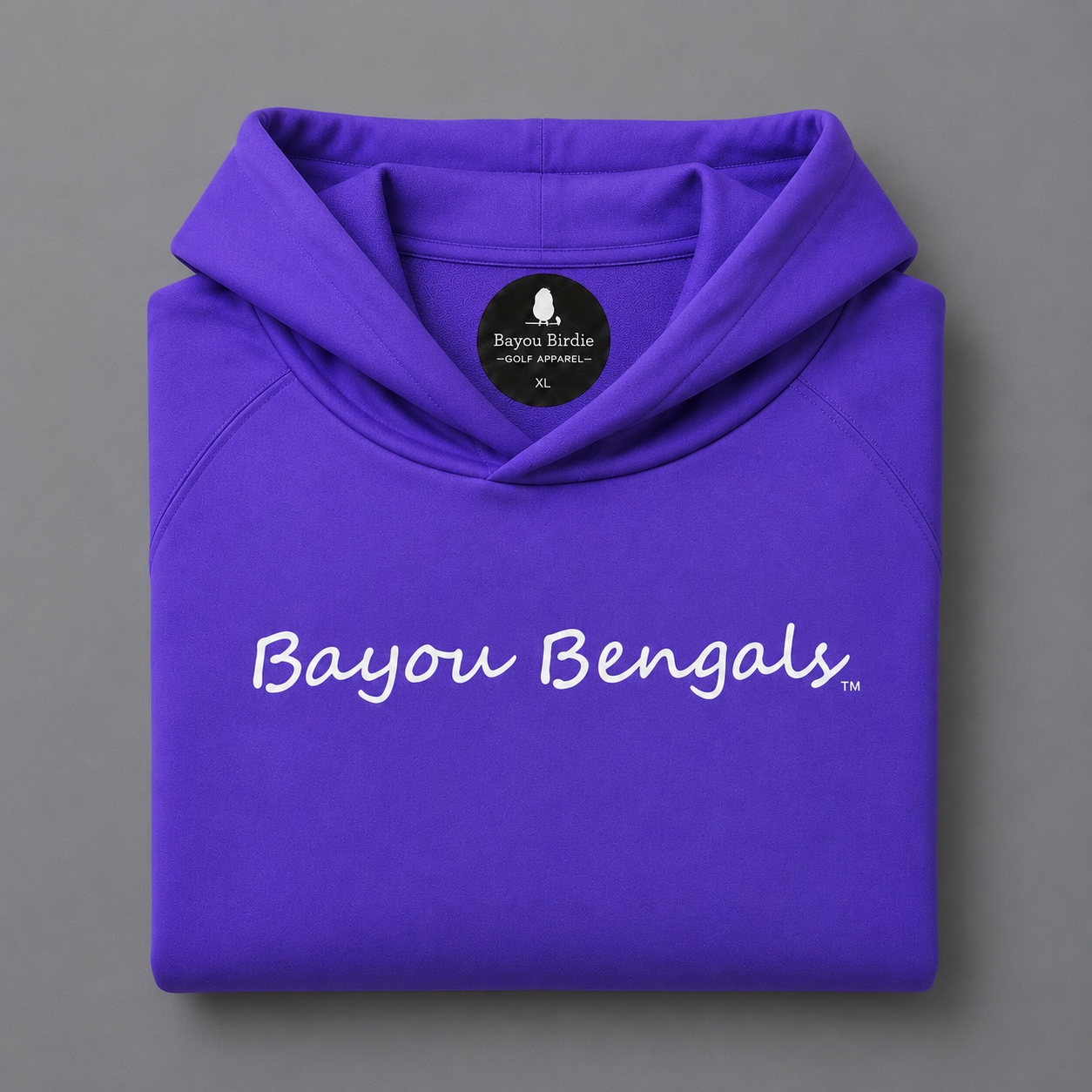 LSU "Bayou Bengals" Performance Hoodie Purple